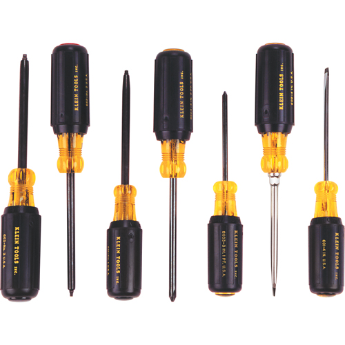 Canadian Basic Cushion-Grip Screwdriver Set, 7 Pcs. Seaboard Timber Mart