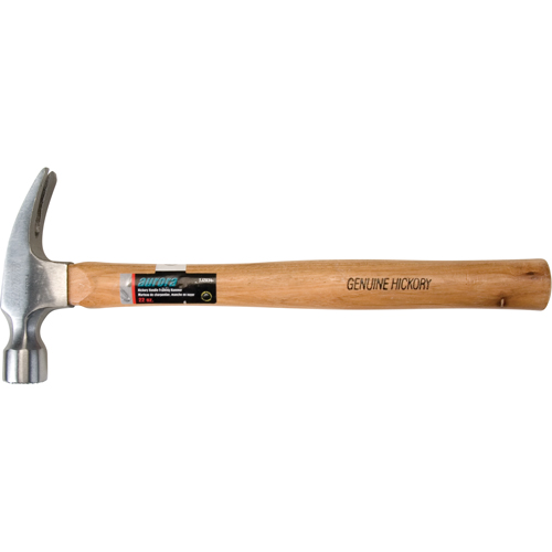 Hickory Handle Hammer, 22 oz., Wood Handle, 14-3/4" L Seaboard Timber Mart