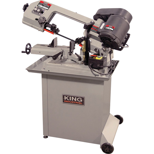 Dual Swivel Metal Cutting Band Saws, Horizontal, Round 5" and 5" x 6" Rectangular Cutting Capacity Seaboard Timber Mart