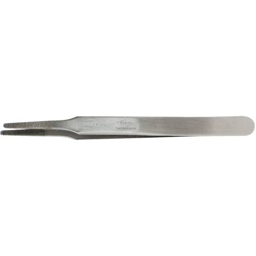 Tweezers - Flat Round Tips, Straight - 4.75" (120 mm) Seaboard Timber Mart