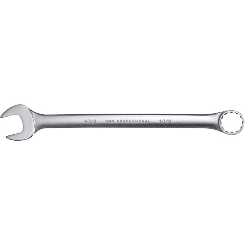Combination Wrench, 12 Point, 1-3/8", Satin Finish Seaboard Timber Mart