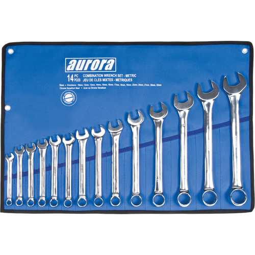 Wrench Set, Combination, 14 Pieces, Metric Seaboard Timber Mart