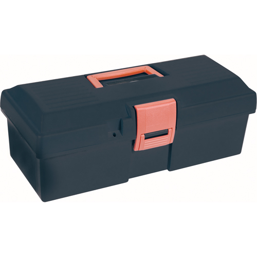 Heavy-Duty Tool Box, 15" W x 7" D x 5-1/2" H, Black Seaboard Timber Mart