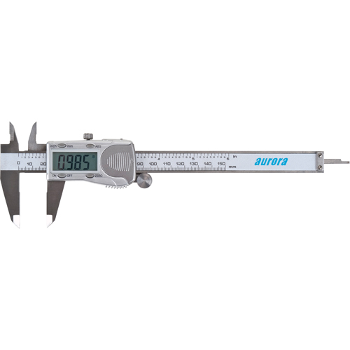 Electronic Digital Calipers, 0.001" (0.03 mm) Resolution, 0 - 6" (0 - 152 mm) Range Seaboard Timber Mart