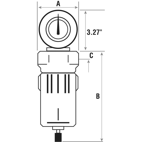 Filtres &agrave; air comprim&eacute;, Modulaire, 3/4" NPT, Drain Automatique Seaboard Timber Mart