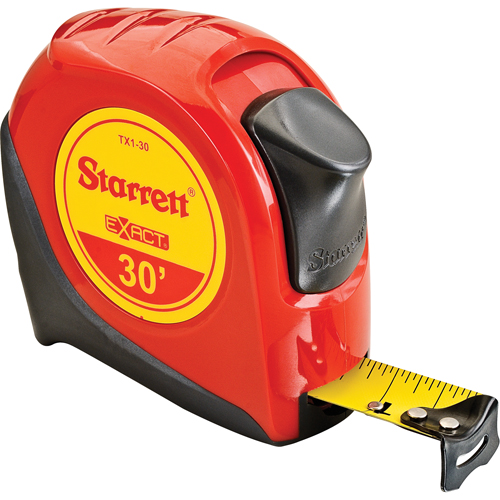 Ruban &agrave; mesurer Autolock, 1" x 30', Marques de goujon 1/16" Seaboard Timber Mart