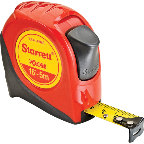 Fibreglass Measuring Tape , 19 mm x 16', 1/16"/Millimetres Graduations Seaboard Timber Mart