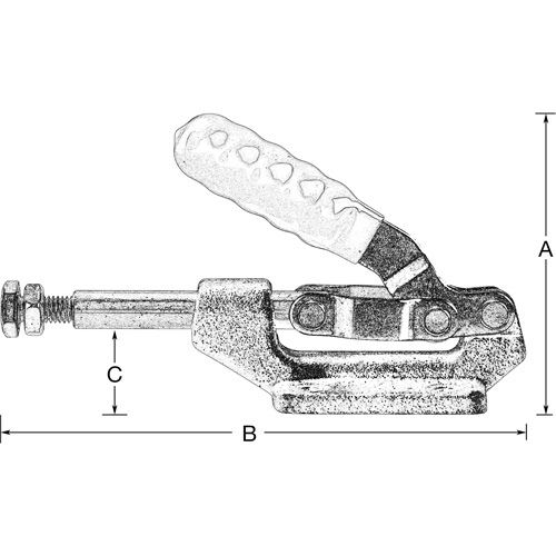 Straight Line Hold Down Clamps, 600 lbs. Clamping Force Seaboard Timber Mart