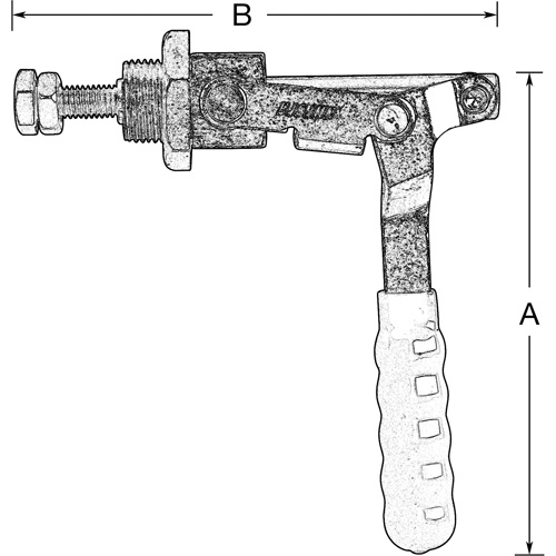 Straight Line Hold Down Clamps, 300 lbs. Clamping Force Seaboard Timber Mart
