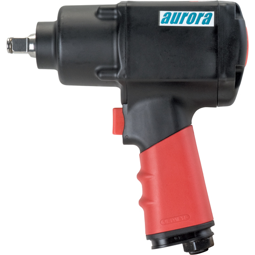 Heavy-Duty Composite Air Impact Wrench, 1/2" Drive, 1/4" NPT Air Inlet, 10000 No Load RPM Seaboard Timber Mart