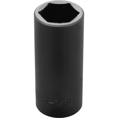 Douille, Chocs, 1-1/16", Prise 1/2", 6 pans, Profond Seaboard Timber Mart