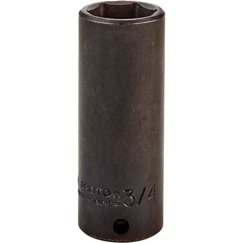 Douille, Chocs, 3/4", Prise 3/8", 6 pans, Profond Seaboard Timber Mart