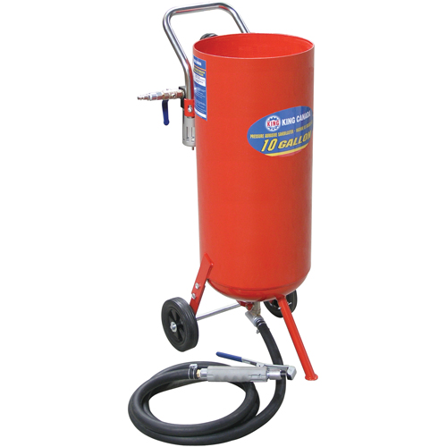 Pressure Abrasive Sandblasters, 6-25 CFM, 8.3 Gal. (10 US Gal) Tank Seaboard Timber Mart