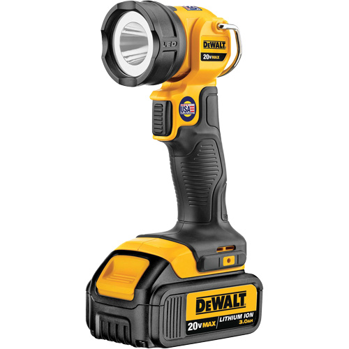 Lampe de travail Max, DEL, 110 lumens, 11 hres de fonctionnement, Bloc-pile Rechargeable, Plastique Seaboard Timber Mart