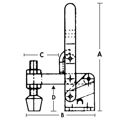 Vertical Hold-Down Clamps - 201 Series Seaboard Timber Mart