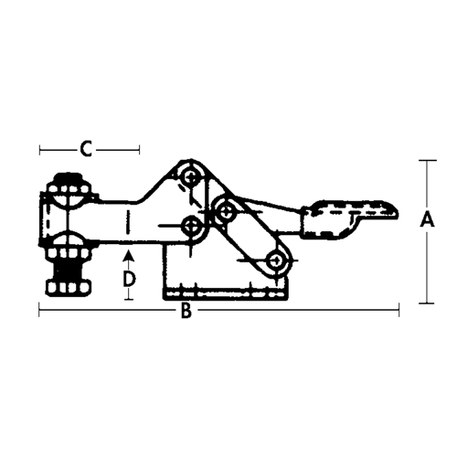 Horizontal Hold-Down Clamps - 205 Series Seaboard Timber Mart