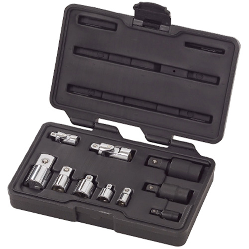 Jeu de douilles &agrave; joints et d'adaptateurs de douilles universelles 1/4", 3/8" et 1/2" &agrave; 10 pi&egrave;ces Seaboard Timber Mart