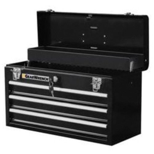 Portable Tool Box, 20" W, 3 Drawers, Black Seaboard Timber Mart