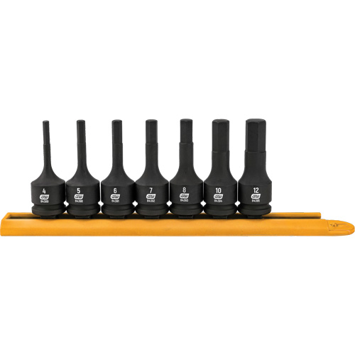 Hex Bit Impact Metric Socket Set, 7 Pieces Seaboard Timber Mart