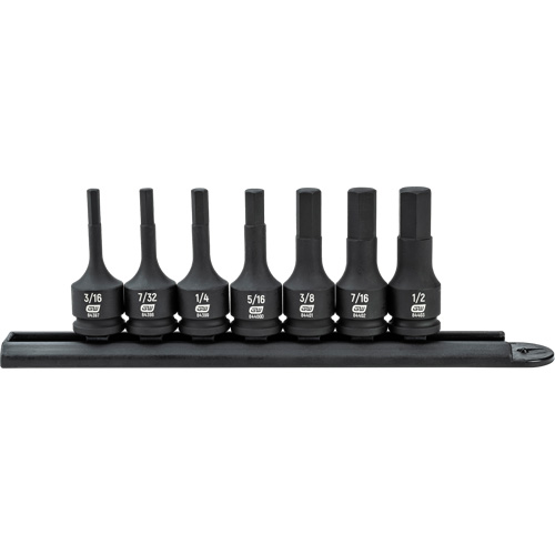 Hex Bit Impact SAE Socket Set, 7 Pieces Seaboard Timber Mart