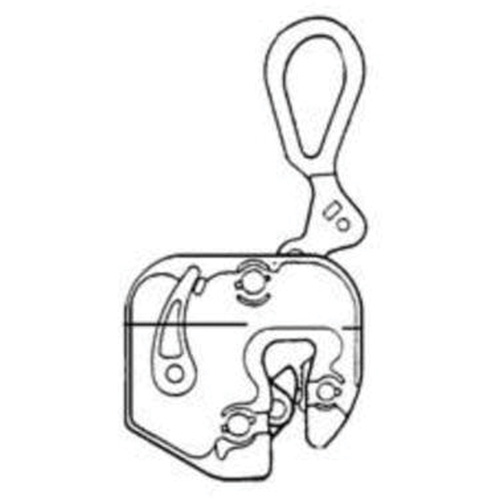 GXL Plate Clamp, 4000 lbs. (2 tons), 1/16" - 7/8" Jaw Opening Seaboard Timber Mart