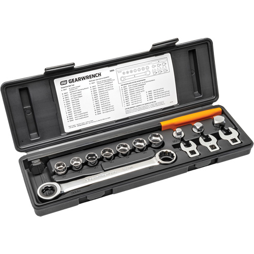 Ensemble d'outils &agrave; rochet avec ceinture serpentine 15 mcx Seaboard Timber Mart