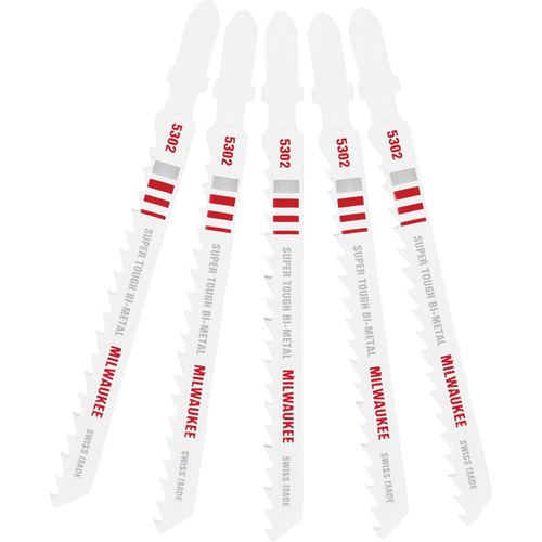 Jigsaw Blade, Bi-Metal, T-Shank, 4" L, 6 TPI Seaboard Timber Mart