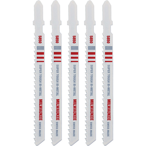 Jigsaw Blade, Bi-Metal, T-Shank, 4" L, 8 TPI Seaboard Timber Mart