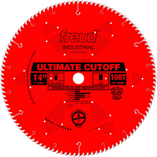 TCS Industrial Saw Blade - Crosscut & Finishing, 14", 108 Teeth, Wood Use Seaboard Timber Mart