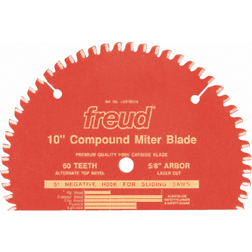 TCS Sliding Compound Mitre Blades Industrial Blades, 10", 60 Teeth, Wood Use Seaboard Timber Mart
