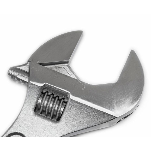 Adjustable Tapered Handle Wrench - Carded, 24" L, 2-7/16"/62 mm Max Width, Chrome/Polished Seaboard Timber Mart