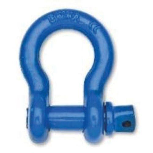 Farm Clevis Anchor Shackle, 1-1/8", Screw Pin, Coated Seaboard Timber Mart