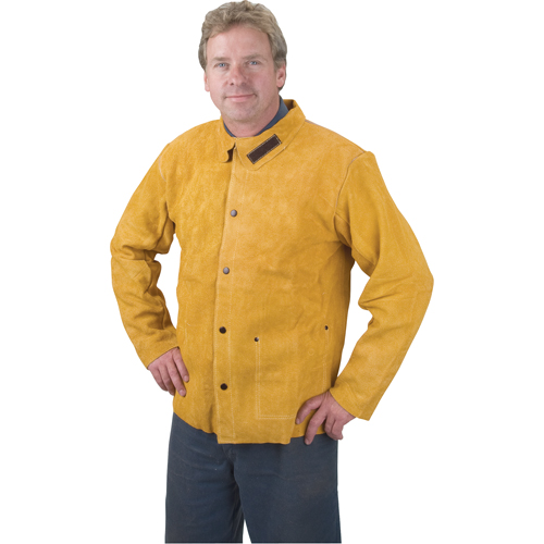 Veste de soudage, Cuir, Moyen, Golden Brown Seaboard Timber Mart