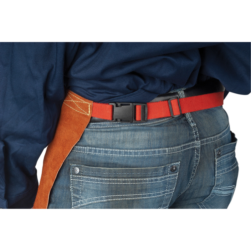 Leather Apron, Waist, 24" L, Lava Brown Seaboard Timber Mart