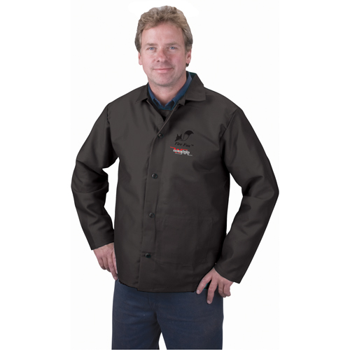 Veste ignifug&eacute;e, Coton, 4T-Grand, Noir Seaboard Timber Mart