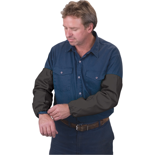 Manches ignifug&eacute;es, 23" lo, Noir Seaboard Timber Mart