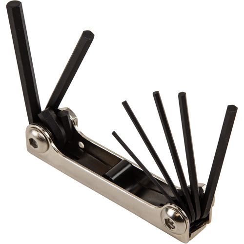 Folding Hex Key Set, 7 Pcs., Metric Seaboard Timber Mart