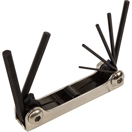 Folding Hex Key Set, 7 Pcs., Metric Seaboard Timber Mart