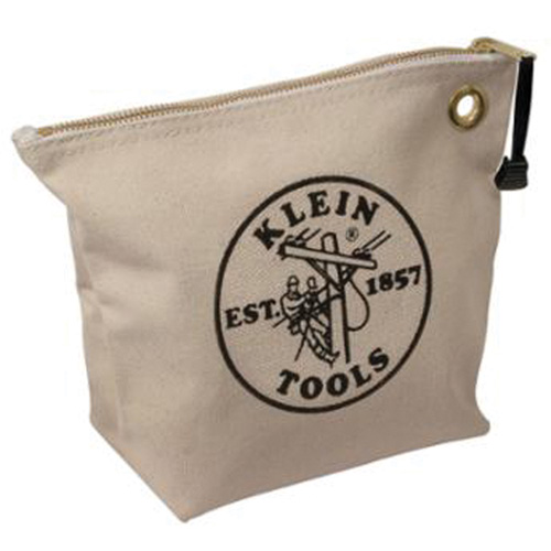 Pochette &agrave; outils &agrave; fermeture &eacute;clair, Toile, 1 pochettes, Naturel Seaboard Timber Mart