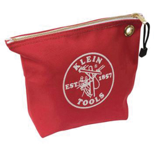 Pochette &agrave; outils &agrave; fermeture &eacute;clair, Toile, 1 pochettes, Rouge Seaboard Timber Mart