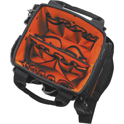 Fourretout Tradesman Pro, Nylon balistique, 40 pochettes, Noir/Orange Seaboard Timber Mart