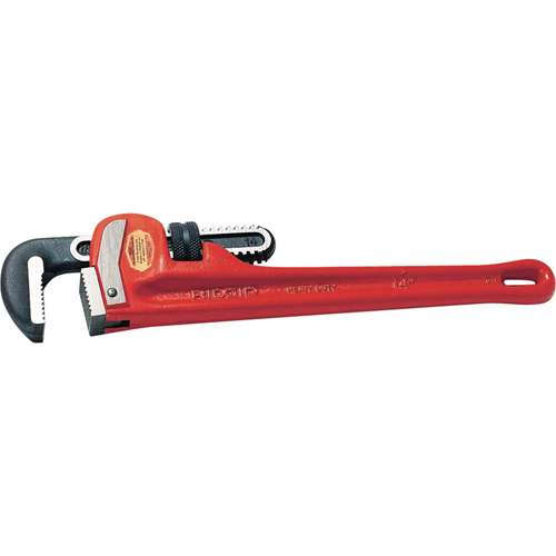 Straight Pipe Wrench #48, 6" Jaw Capacity, 48" Long, Powder Coated Finish Seaboard Timber Mart