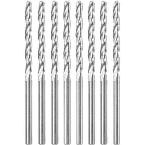 8-Piece Standard Point Spiral Saw Bit with 1/8" Diameter, 1/8", 1" Flute Seaboard Timber Mart