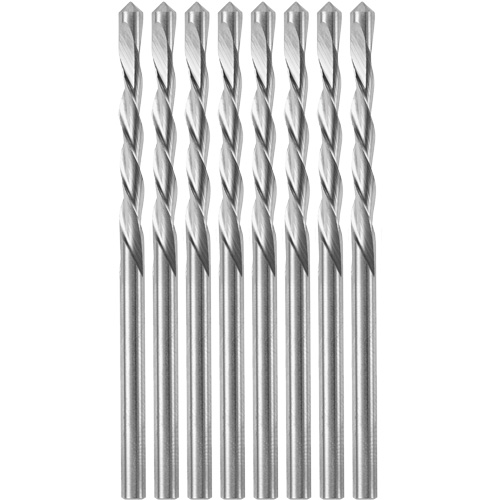 8-Piece Guidepoint Spiral Saw Bit with 1/8" Diameter, 1/8", 3/4" Flute Seaboard Timber Mart
