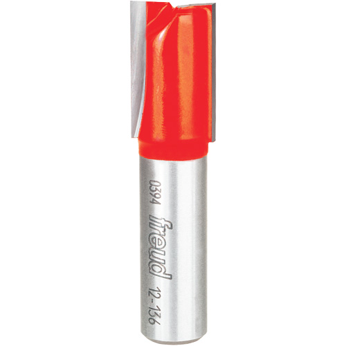 Router Bit - Double Flute Straight Bit, 5/8" Dia., 1-1/2" H, 2-1/2" L, 1/2" Shank Seaboard Timber Mart