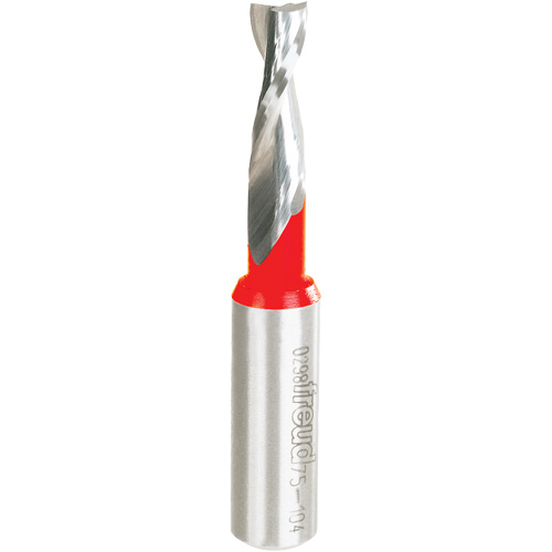 Up Spiral Router Bit, 5/16" Dia., 1" Carbide Height, 3" L, 1/2" Shank Seaboard Timber Mart