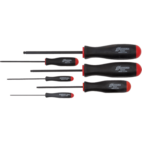 Ball Driver Screwdriver Sets - Metric, 6 Pcs. Seaboard Timber Mart