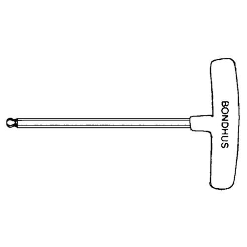 Individual Hex Keys - SAE, Ball End, 3/32" x 6" L, T Handle Seaboard Timber Mart