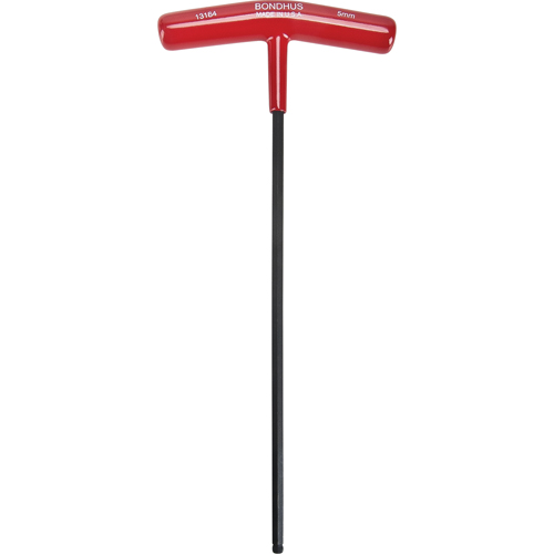 Individual Hex Keys - Metric, Ball End, 5 mm x 9.7" L, T Handle Seaboard Timber Mart