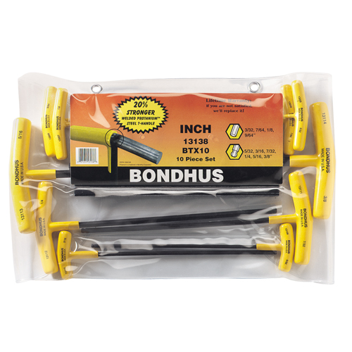 Ball Driver&reg; Hex Keys Set, 10 Pcs., Imperial Seaboard Timber Mart